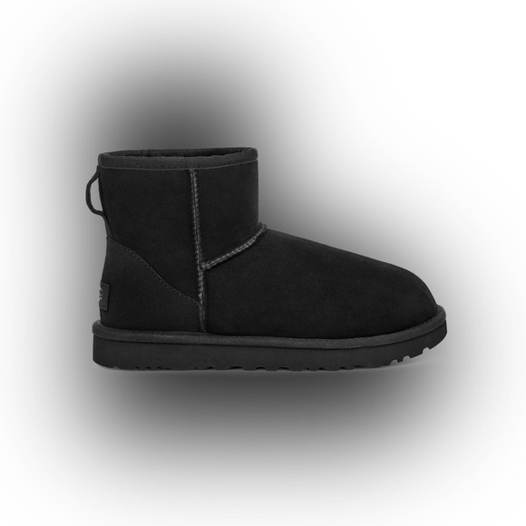 UGG Black Mini Boots 11 - Picture 1 of 8